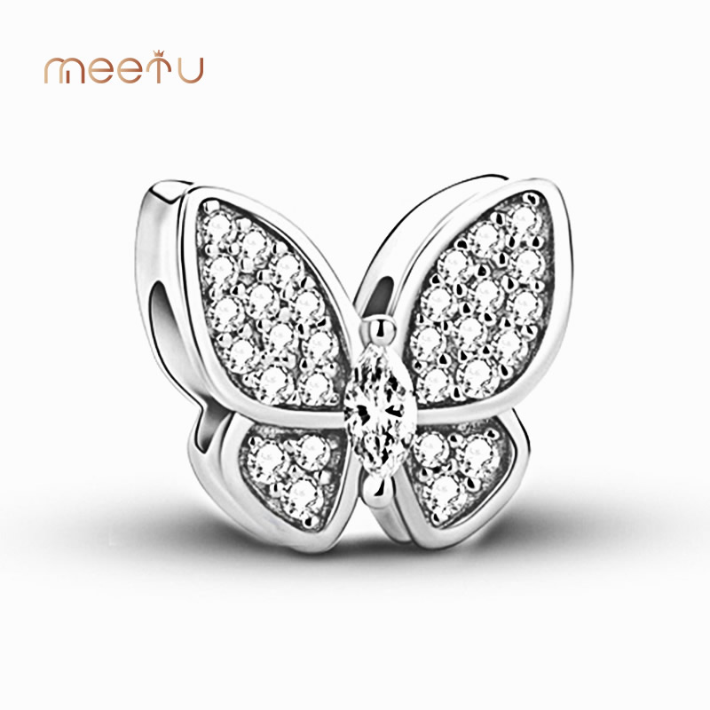 Rose Gold Wings Elegant Butterfly Charms Pendant MTSC7300 4