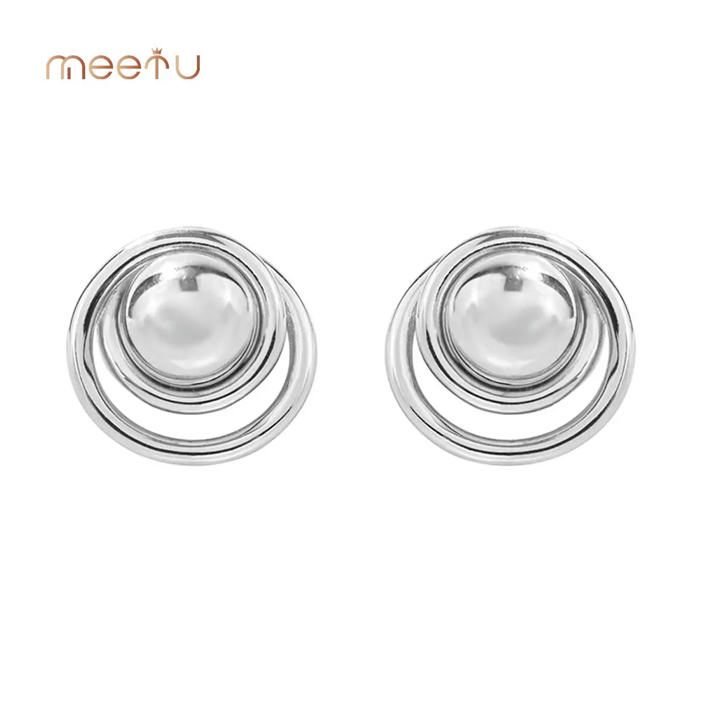 Long Silver Earrings Guangzhou - - Meetu Jewelry 4