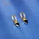 Meetu Jewelry Original Silver Earrings Black Onyx - Meetu Jewelry 4