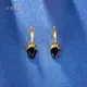 Meetu Jewelry Original Silver Earrings Black Onyx - Meetu Jewelry 3