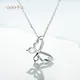 42cm 0.2CT with South Africa Real Diamonds 2.1g Jewelry Stainless Steel Rings Meetu Jewelry Brand 3