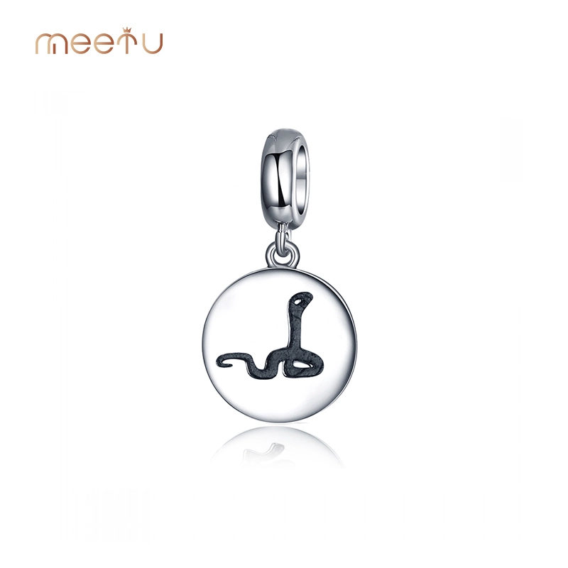 Handcrafted Sterling Silver Jewelry Snake Pendant Silver  Nice Charms 1