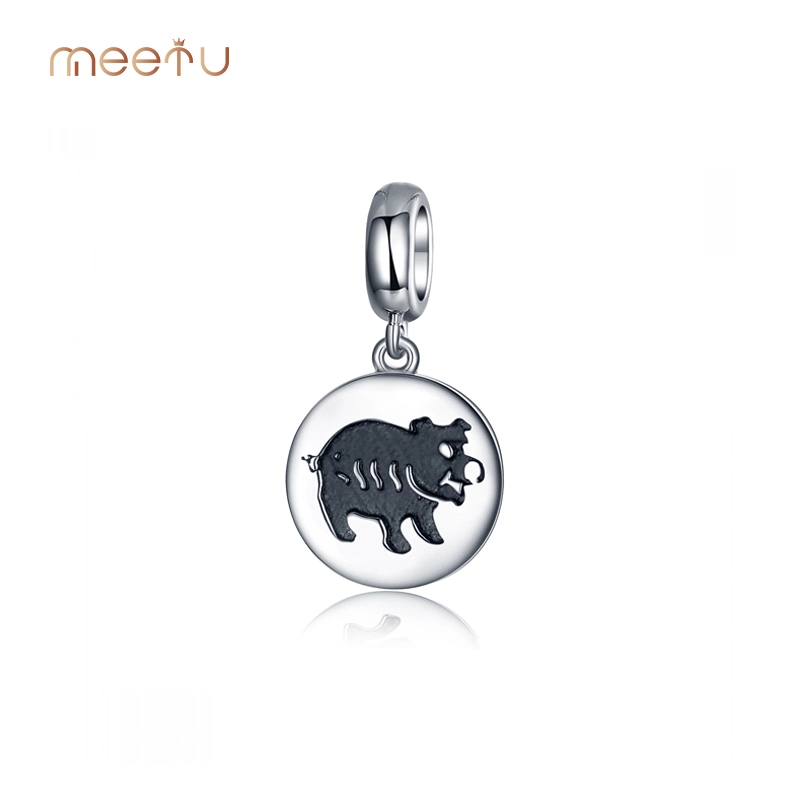 Handcrafted Jewelry Wholesale Sterling Silver  Pendant Boar Charms 1