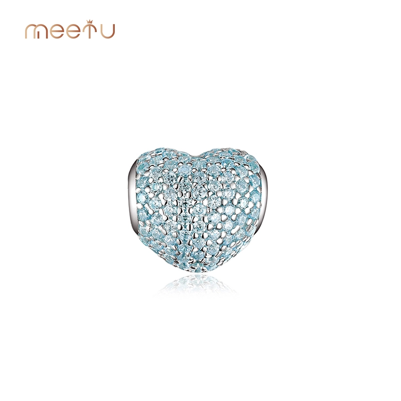 Wholesale Custom Jewelry Classic Model Pave Heart Charms Pendant 1
