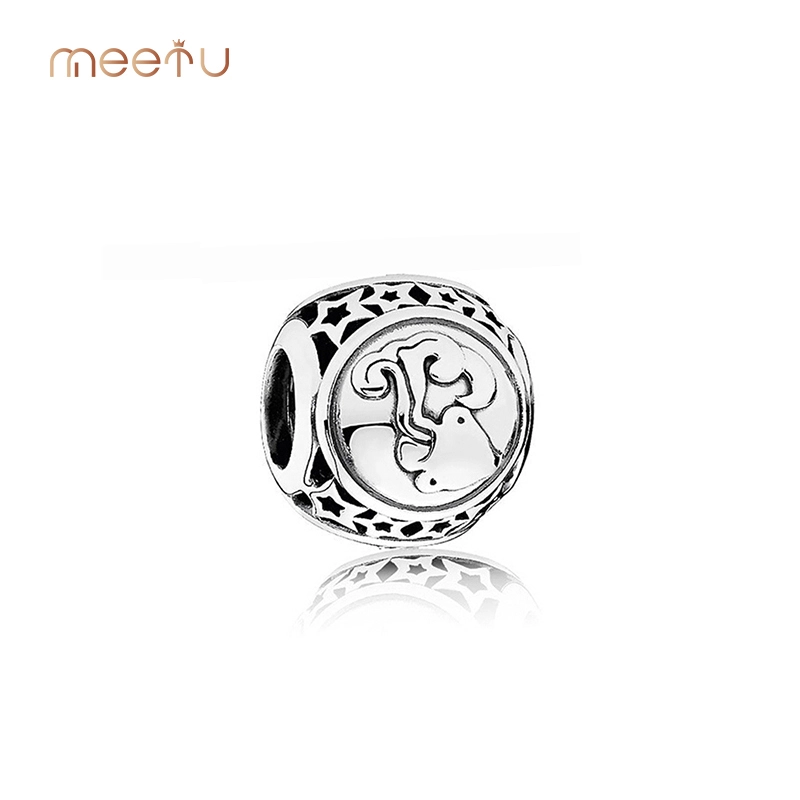 Aquarius Pendants Constellation اعلي معيار برانڊ سلور چارمز 1