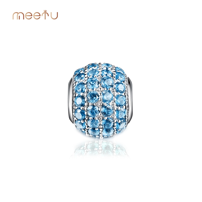 Ulgurji maxsus zargarlik buyumlari Sterling Silver Crystal Spacer Boncuklar 1