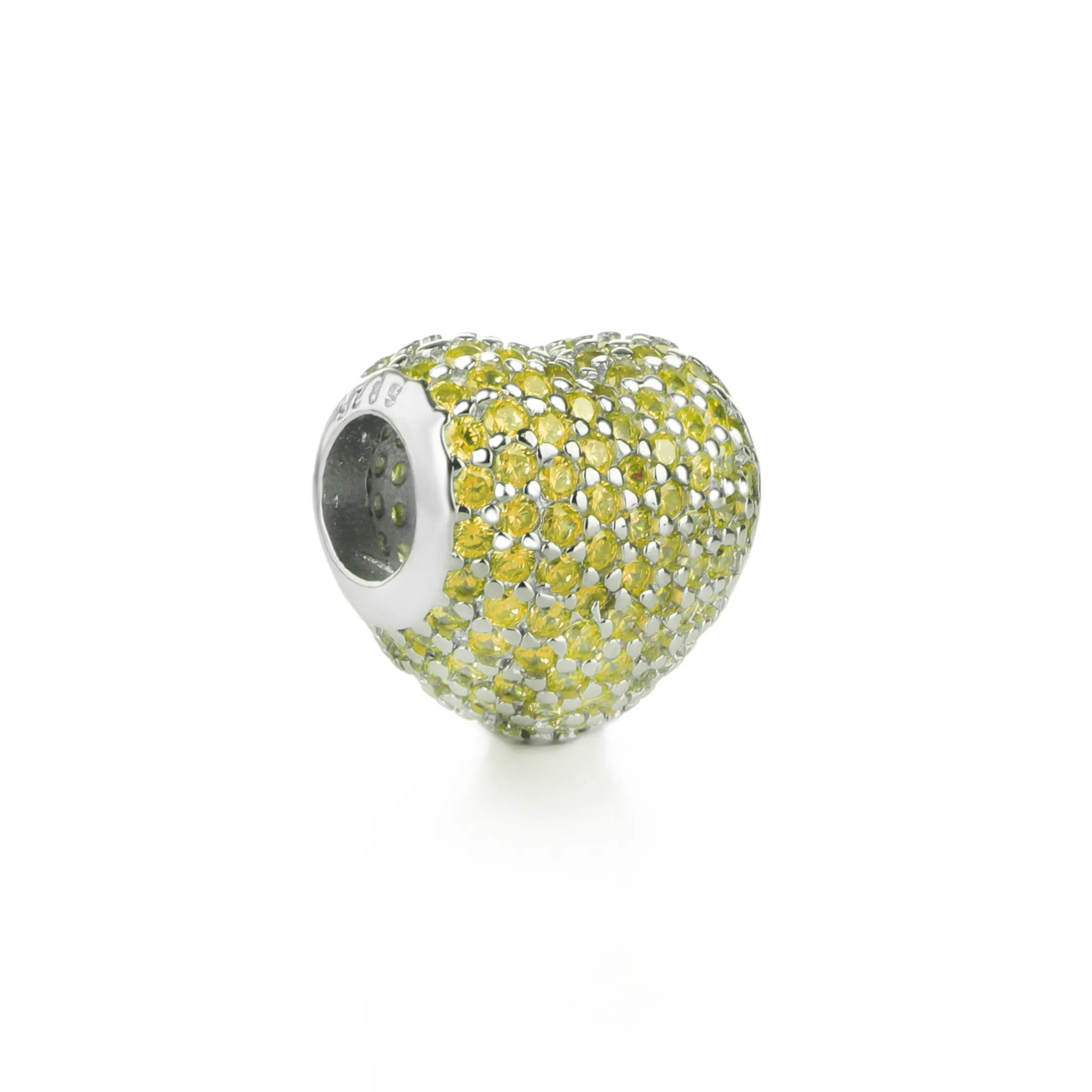 Cubic Zirconia Prong Setting MTSC7177 Lub Cuaj Hli Ntuj Hnub Yug Pob Zeb Pendant Meetu Cov Khoom Muag Khoom Muag 2
