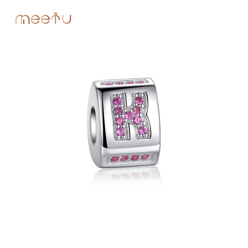 Yuqori sifatli K harfli marjonlarni toping 925 sterling kumush 1