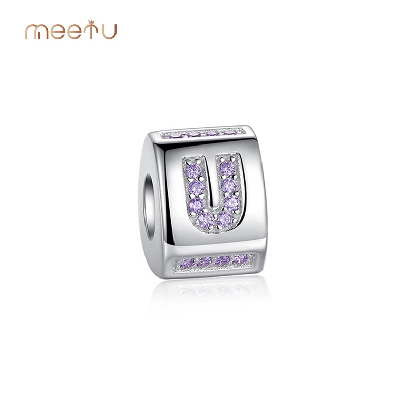 Love Charms Letter U Pendant  Jewelry - Meetu Jewelry 1