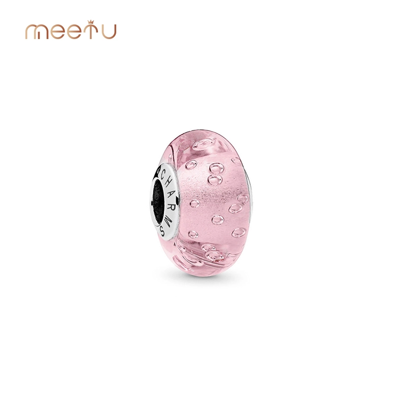 Factory Price Pink Color Air Bladder Glazed Charm On Promotion 1