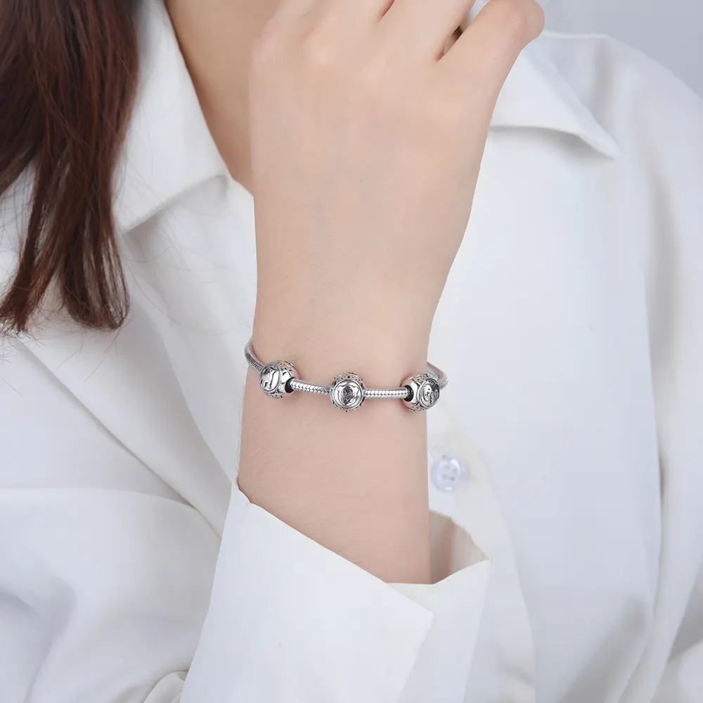 Meetu Jewelry Alphabet Bracelet - 2.22g 4