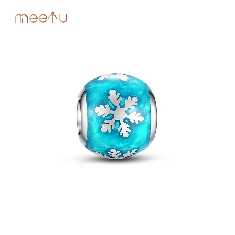 Ingantacciyar Dorewa a Samar da Sterling Azurfa na Snowflake Charms 1