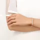 Rose Gold Necklace Women Cubic Zircon Meetu Jewelry 6