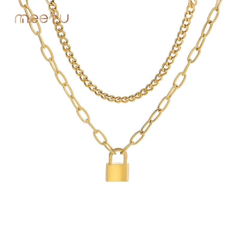 304 Gold Plating Stainless Steel Chain Gold At Meetu Jewelry Online 1