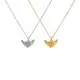 Meetu Jewelry White Crystal Pendant Necklace for 2