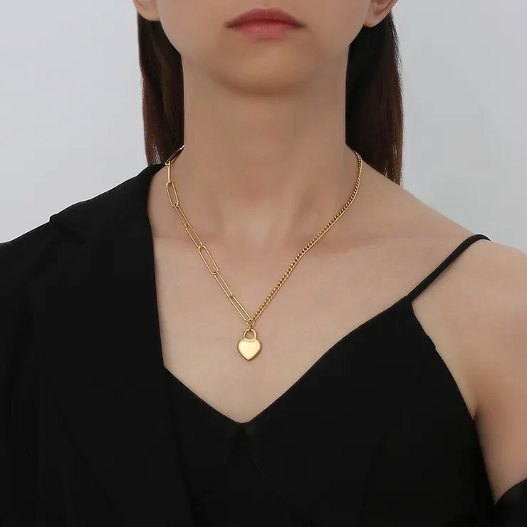 Meetu Jewelry Brand Guangzhou 15.00g Enamel Heart Pendant Manufacture 3