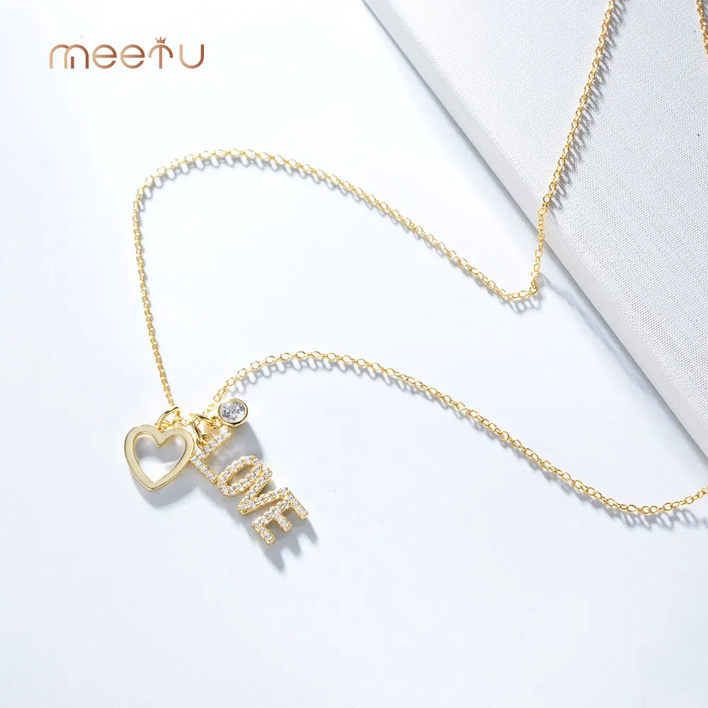 Enamel Custom Meetu Jewelry MTS1037 925 Zirconia Necklace MTS1013 Meetu Jewelry Guangzhou 3