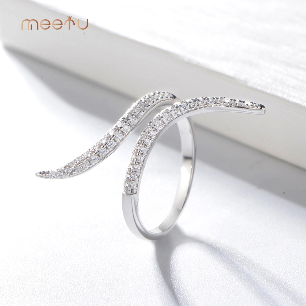 Hosale Fashion 925 Chunky Sterling Zîv Zengê Vekirî Zîv Li Sale 1