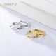 Meetu Jewelry Brand 925 Silver MTSE4129 Zircon Silver Earrings Design Meetu Jewelry 3