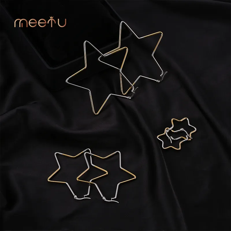 Meetu Jewelry Surgical Steel Ear Studs 4