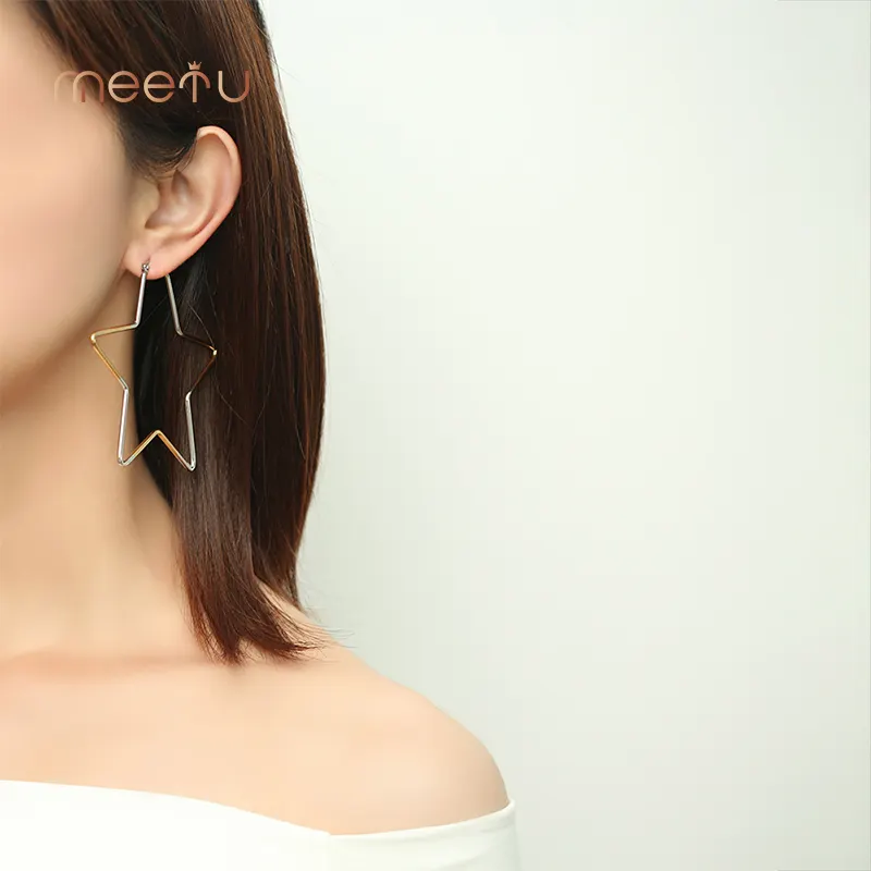 Meetu Jewelry Surgical Steel Ear Studs 5