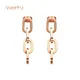 304 Stainless Steel with Gold Plated Enamel Stainless Steel Ear Piercing Meetu Jewelry Brand 3