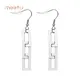 Surgical Steel Dangle Earrings 304 Stainless Steel with Gold Plated Surgical Steel Dangle Earr... 3