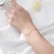 Cute Silver Bracelets Meetu Jewelry Zircon 16+4cm Meetu Jewelry Brand 4