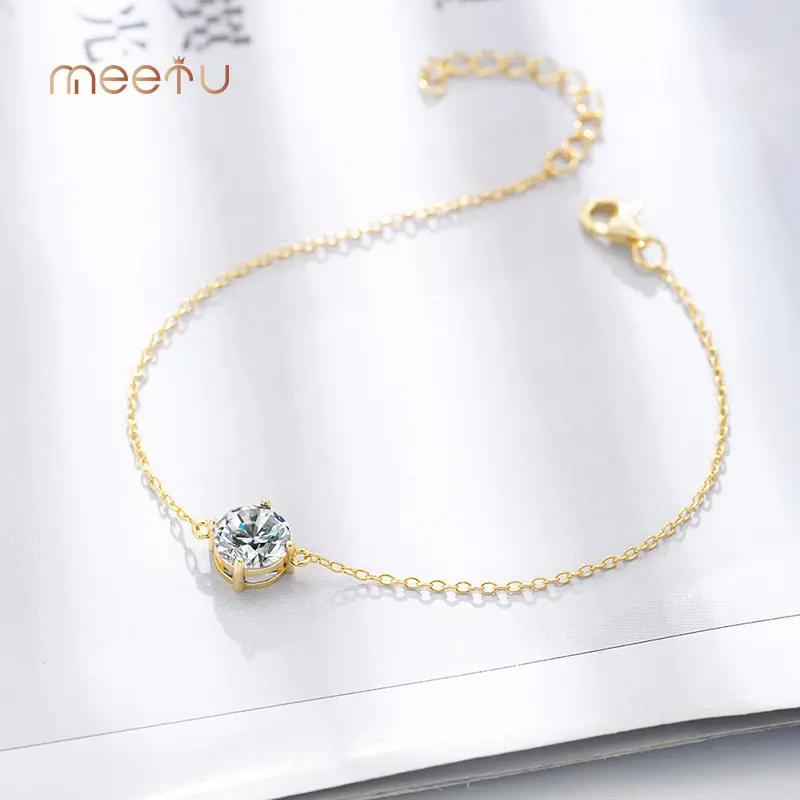 Meetu Jewelry Matching Silver Bracelets for Couples-1 2