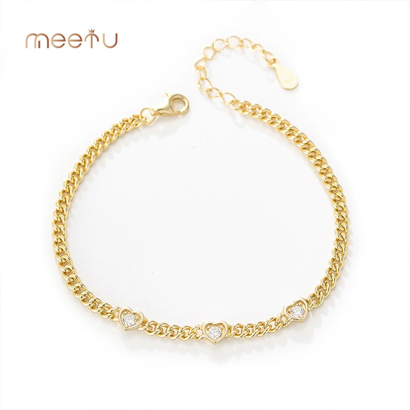 Meetu Jewelry Brand MTS2017 Sterling Silver Bracelets Wholesale Women's Bracelet Supplier 4