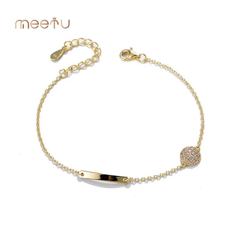 Handmade Sterling Silver Bracelets MTS2019 Zircon Handmade Sterling Silver Bracelets Meetu Jew... 4