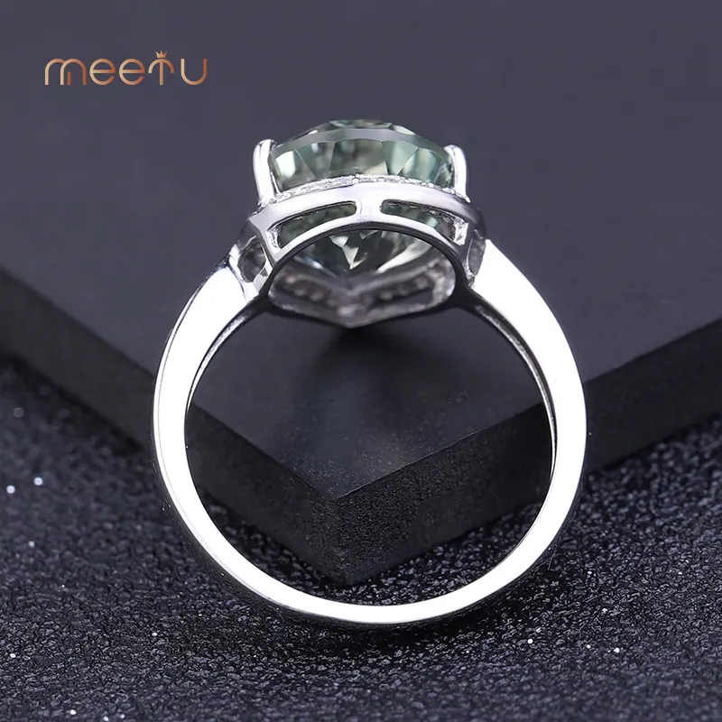 Meetu Jewelry Brand Guangzhou Prong Set Silver Earrings Online Manufacture 3