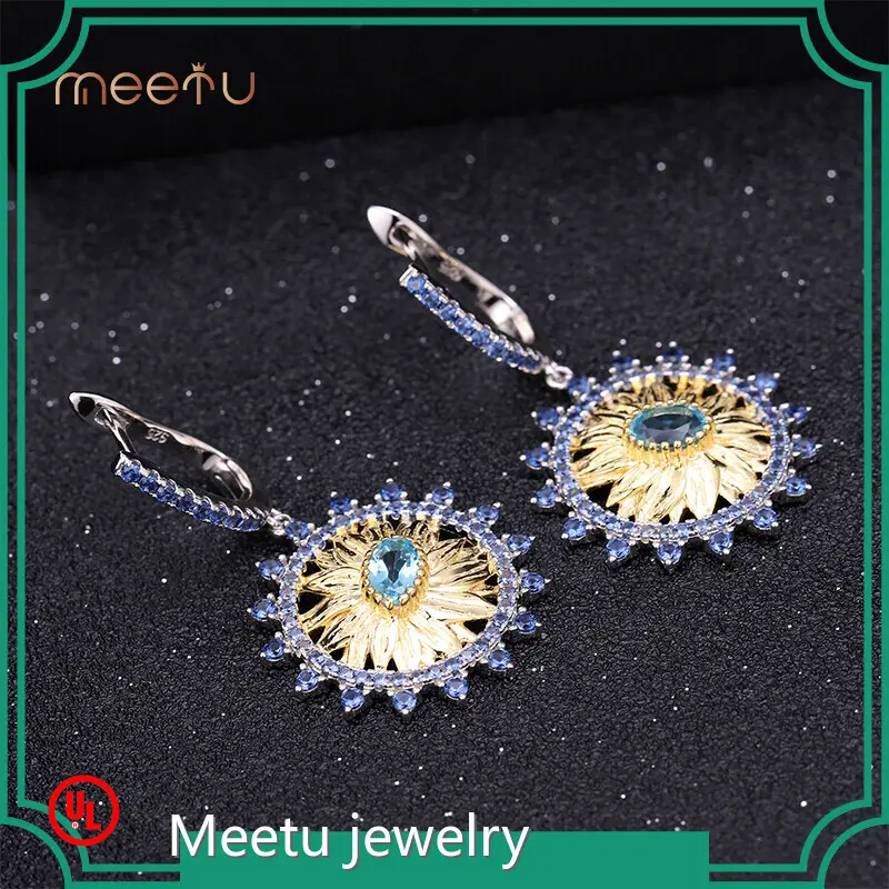 Meetu Jewelry Brand Stainless Steel Ball Earrings Factory 1