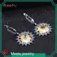 Meetu Jewelry Brand Stainless Steel Ball Earrings Factory 1