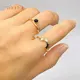 Black Gold Plated US5-9 Meetu Jewelry Brand 925 Silver Charms Factory 2