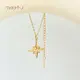 Rose Crystal Pendant Enamel Rose Crystal Pendant Meetu Jewelry Brand 3