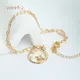Chunky Stainless Steel Bracelets Clear 304 Stainless Steel with Gold Plated Guangzhou Meetu Je... 2