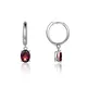 Wholesale Enamel Silver Earrings Meetu Jewelry Brand 3