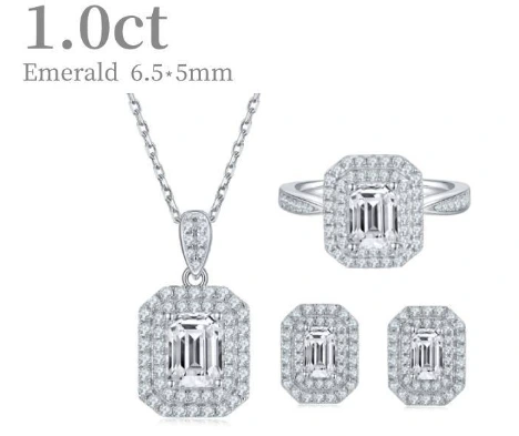 Brilliant Sparkle: otantik Moissanite bag angajman 1