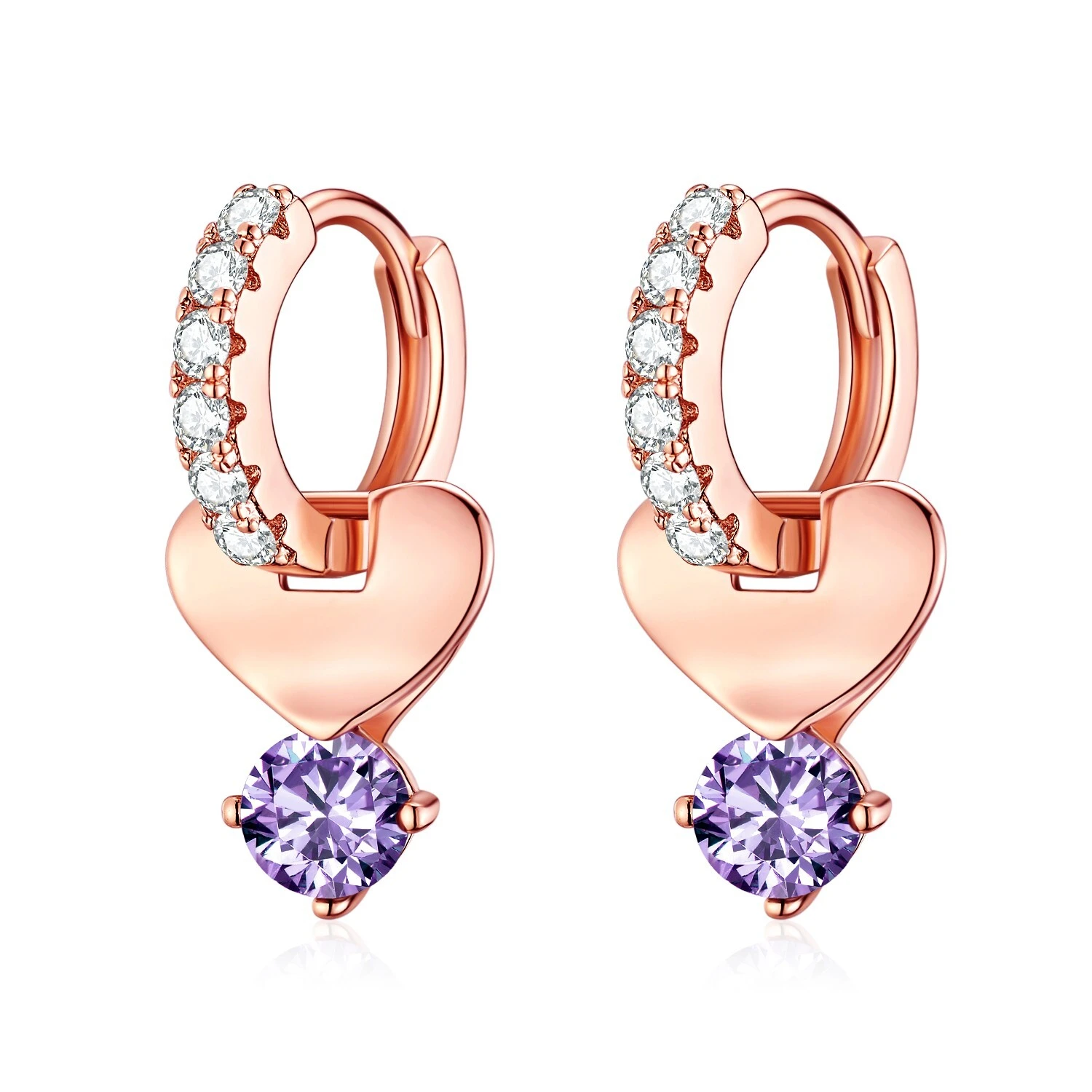Purple Stud Earrings: Elegant and Timeless 1