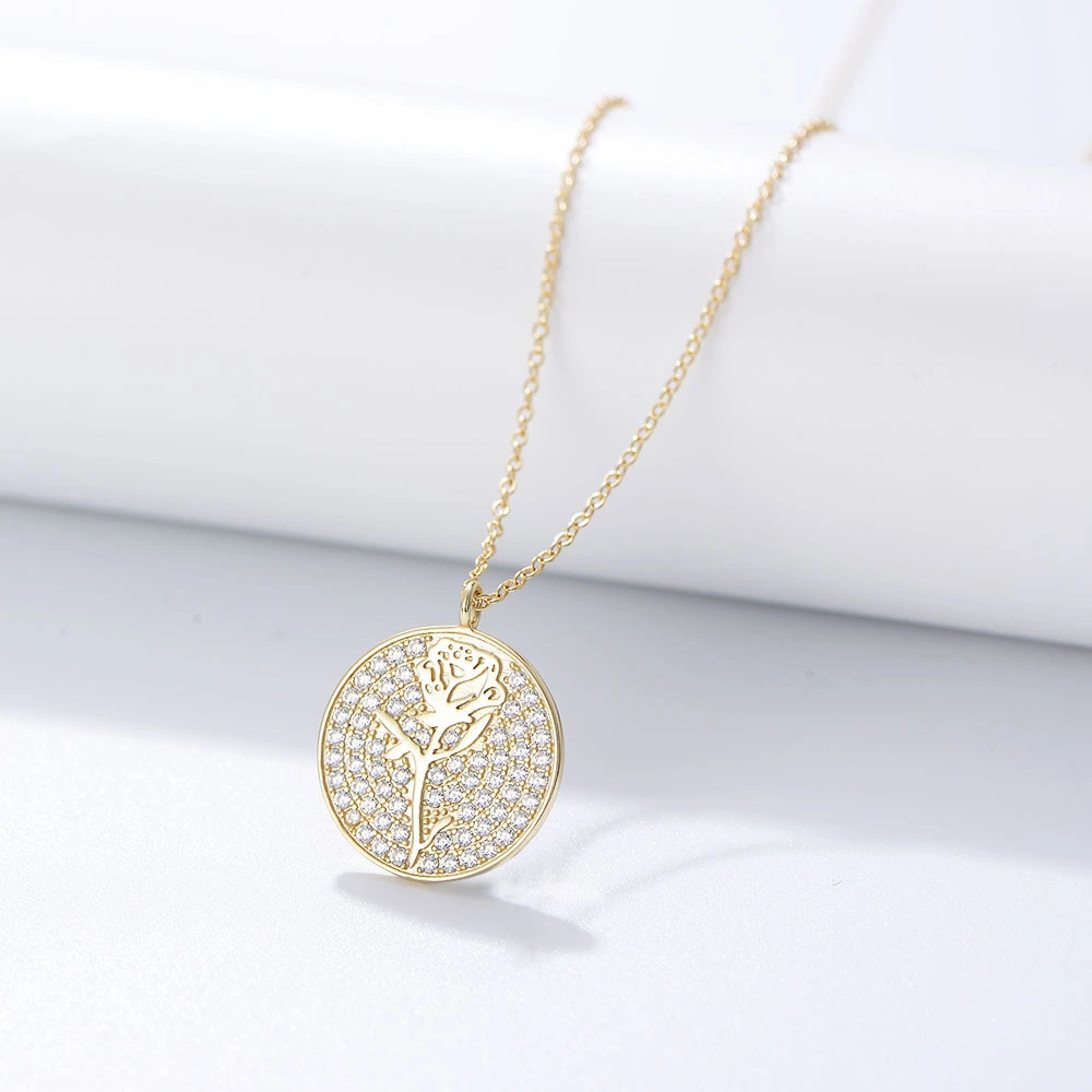 Glowing Elegance: Gold-Plated Necklace 1