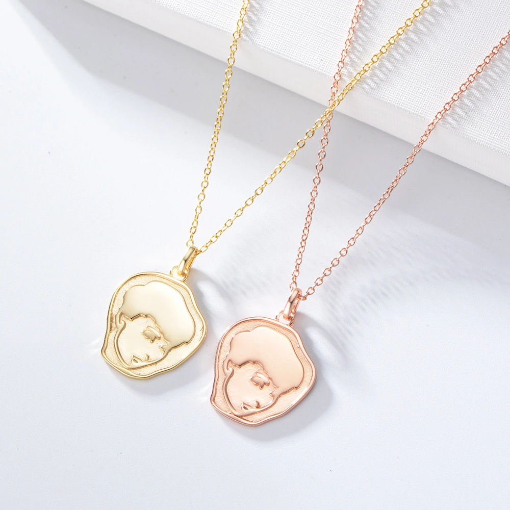 Radiant Harmony: Yellow & Rose Gold Plated Necklace 1