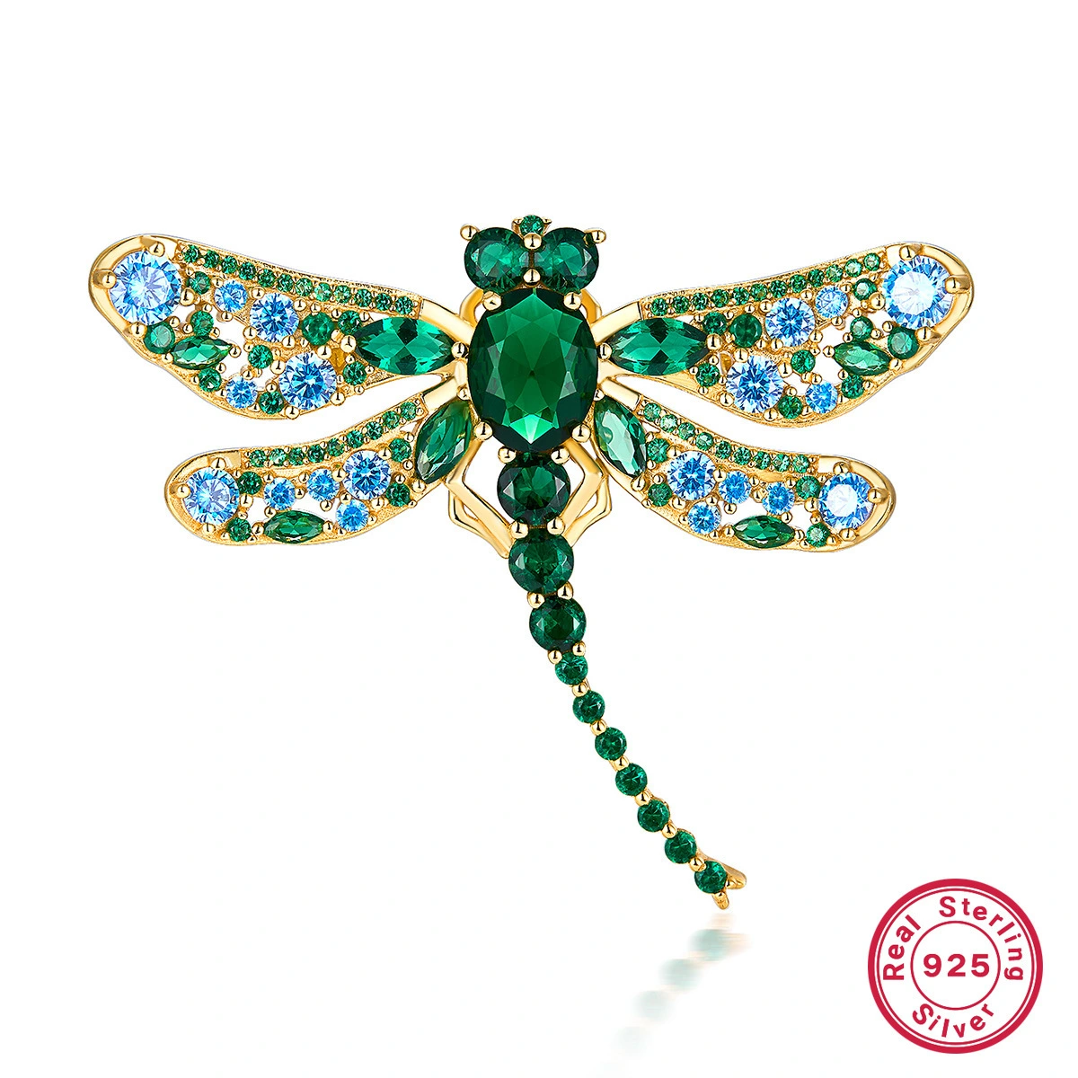 Dragonflies Silver 925 Brooch: Elegant Ensembles को लागि उत्तम Dazzler उत्तम 1