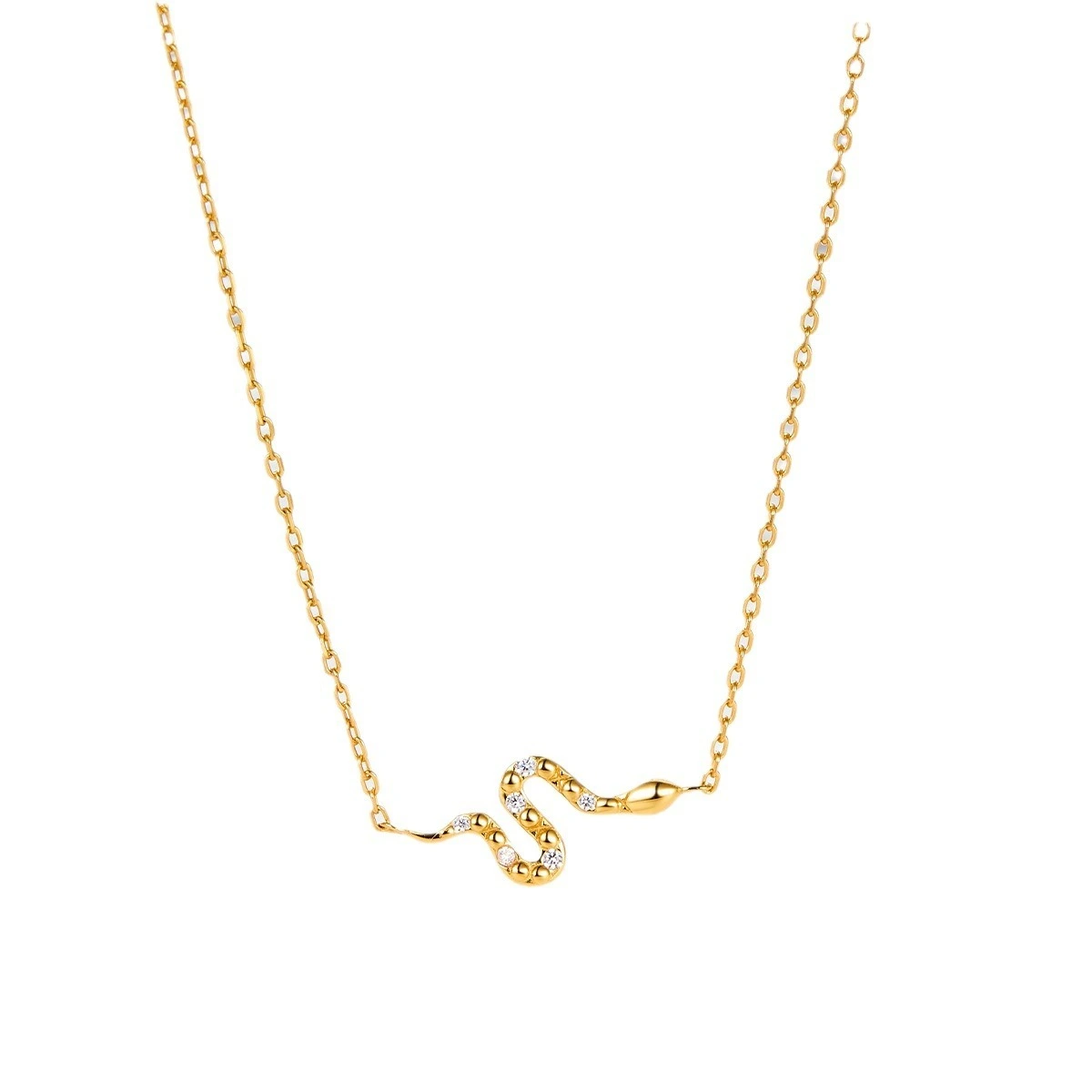 Sterling Silver Snake Pendant with Chain: Elegant, Stylish, and Timeless 1