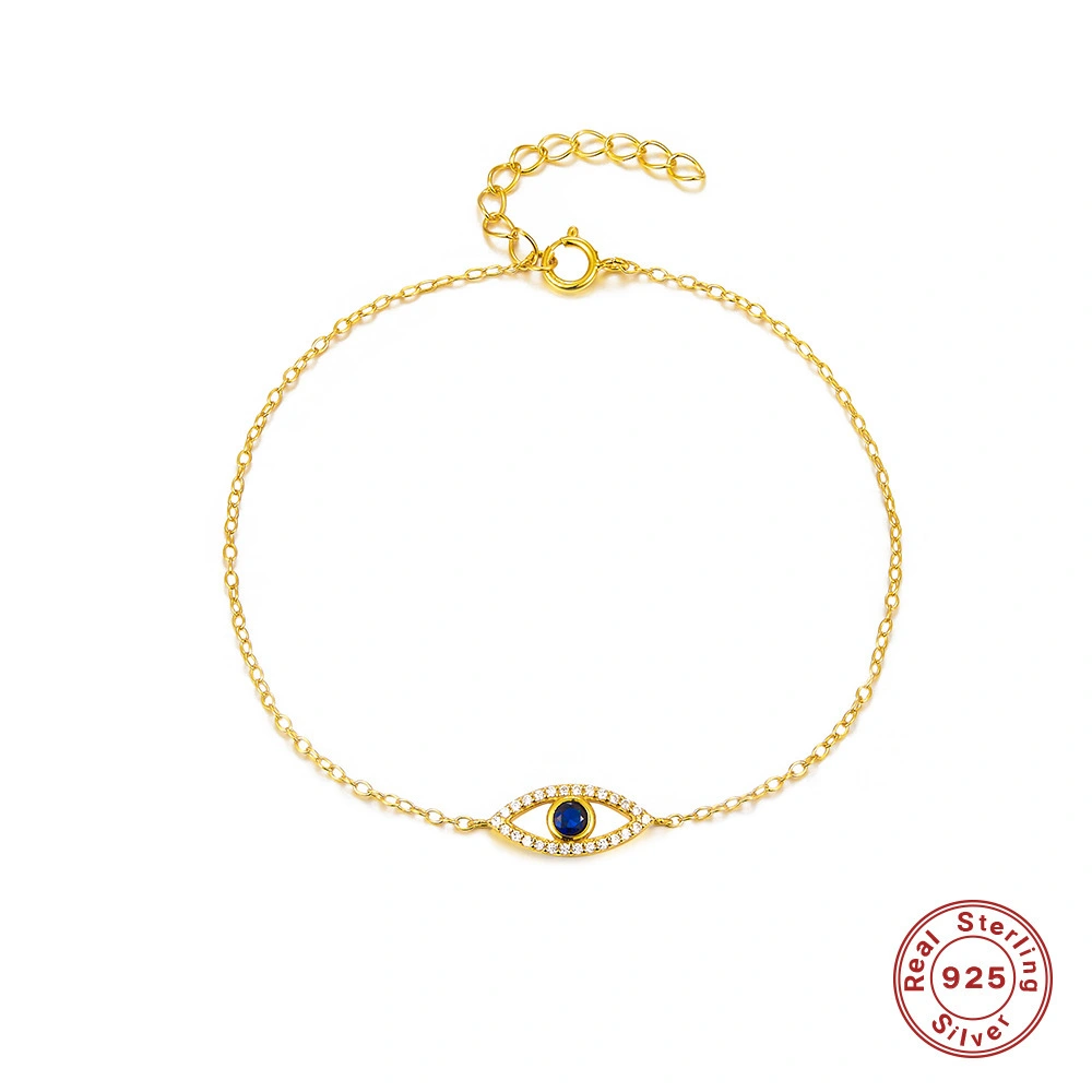 Classic Evil Eye 925 Sterling Silver Bracelet: Timeless Protection 1