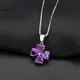 Hot Guangzhou 925 Zirconia Necklace MTS1013 Meetu Jewelry Meetu Jewelry Brand 3