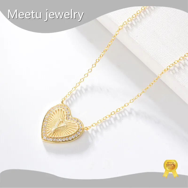 Meetu Jewelry Brand Guangzhou 925 Zirconia Necklace MTS1013 MTS1038-Y Factory 1