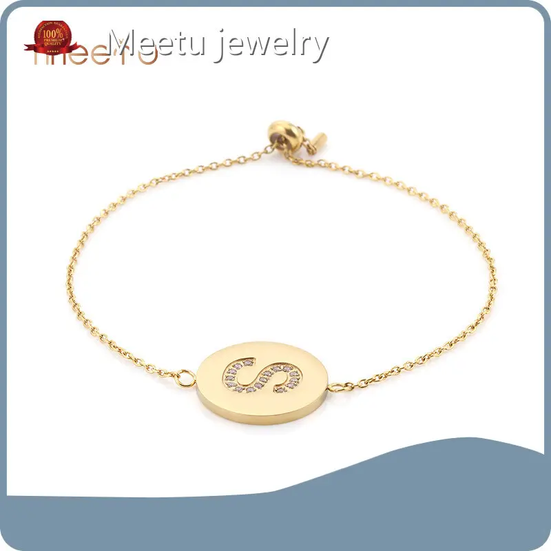 6.5g Enamel Steel Bracelet Women's MTST0474 Meetu Jewelry Company 1