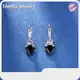 Meetu Jewelry Original Silver Earrings Black Onyx - Meetu Jewelry 1