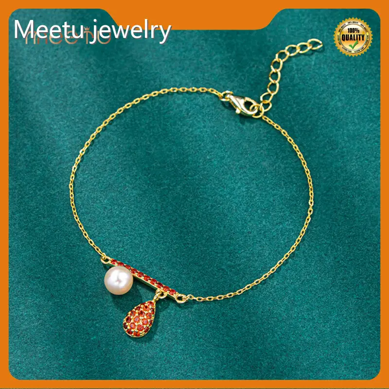 Unique Mens Silver Bracelets MTS2013 Bulk Buy Women's Bracelet Meetu Jewelry 1